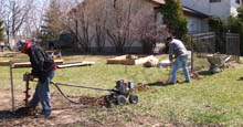 Setting Aluminum Fence Posts to Attach Fencing Panels and Gates