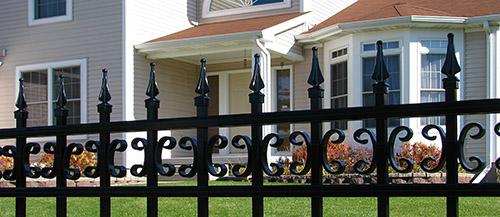 aluminum fencing commercial fence aluminum fences